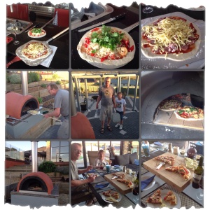 We love our wood fired pizza oven!